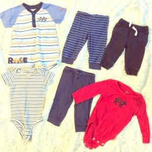 15 pieces CARTERS LOT baby boy clothes